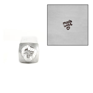 Metal Stamping Tools ImpressArt 'Made with Love' Metal Design Stamp