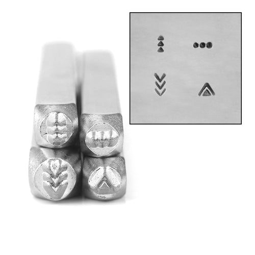 Impressart Symbols Shapes Metal Stamp Kit 6mm Set Contains