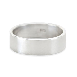 Metal Stamping Blanks Sterling Silver Ring Stamping Blank, 6mm Wide, SIZE 10, *PLEASE READ PRODUCT NOTE