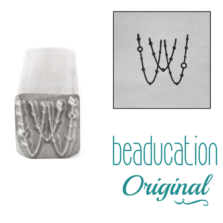 Bead Strands Metal Design Stamp, 8.3mm - Beaducation Original