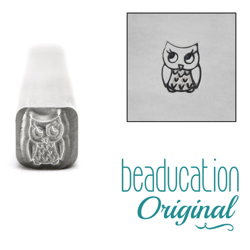 Metal Stamping Tools Baby Owl Metal Design Stamp- Beaducation Original