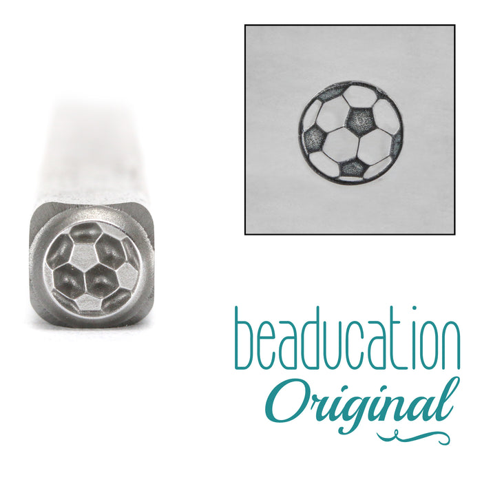 Soccer Ball Metal Design Stamp - Beaducation Original