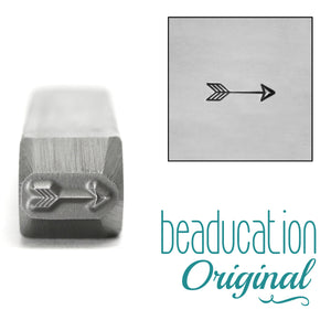 Metal Stamping Tools Small Classic Arrow Metal Design Stamp, 6.5mm - Beaducation Original