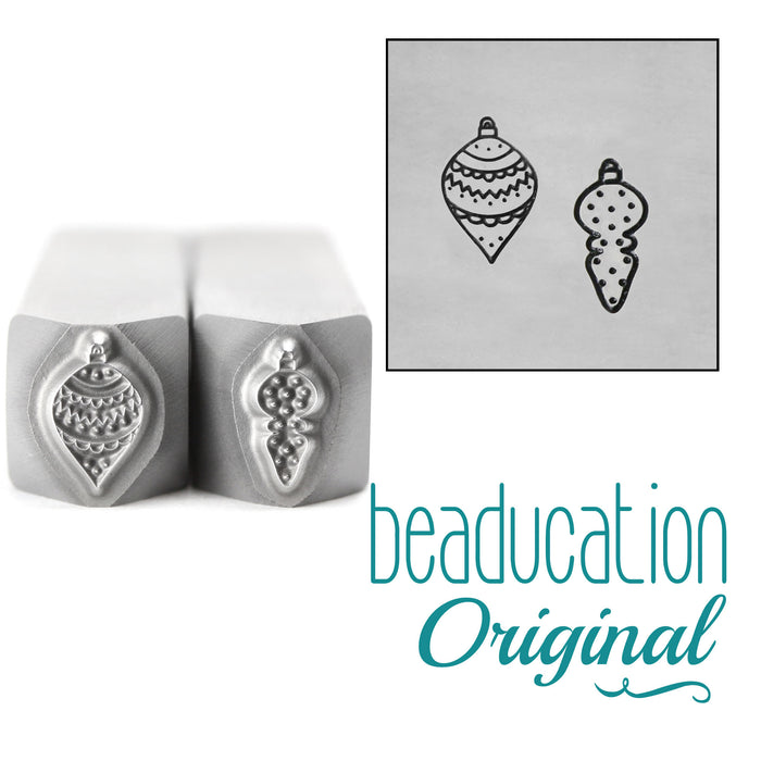 Pointy Ornament Set Metal Design Stamps, 7.5mm and 7mm - Beaducation Original