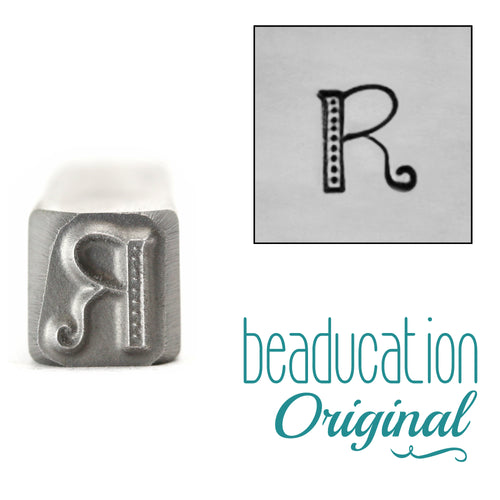 Metal Stamping Tools Kismet Letter "R"  7mm - Beaducation Original