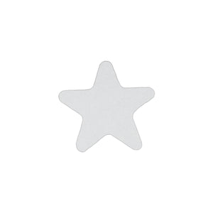 Aluminum Rounded Point Star, 21mm (.83"), 18 Gauge, Pack of 5