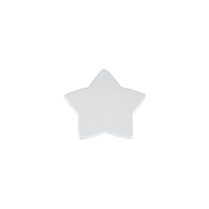 Aluminum Rounded Star, 15mm (.60"), 18 Gauge, Pack of 5