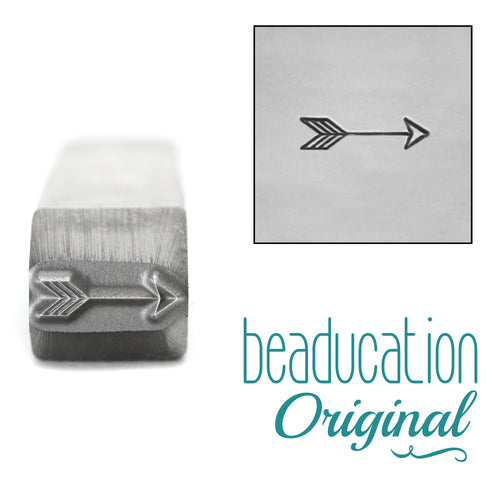 Metal Stamping Tools Medium Classic Arrow Metal Design Stamp- Beaducation Original