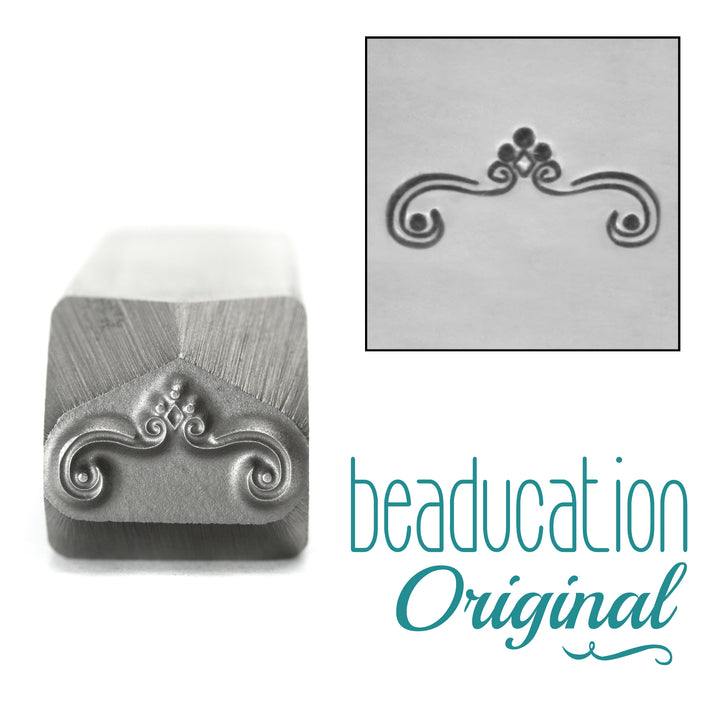 Metal Stamping Tools Curved Bracket Border Metal Design Stamp-Beaducation Original
