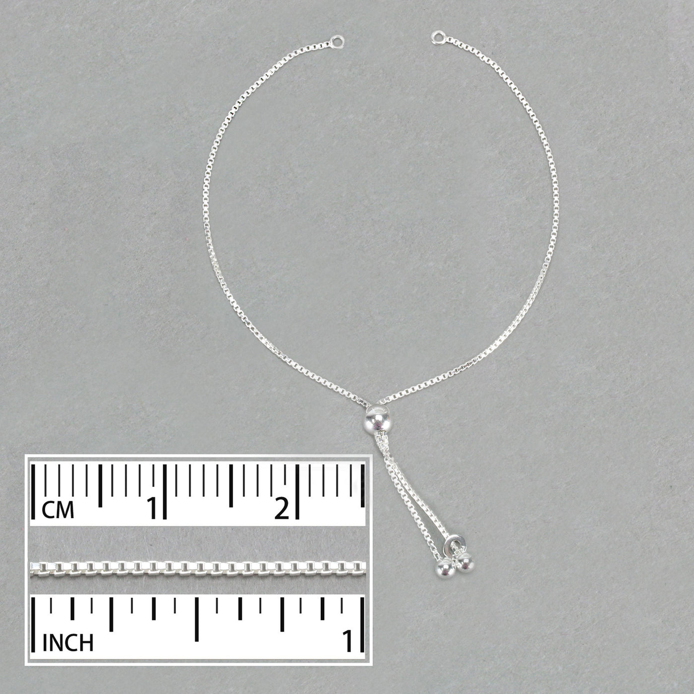 20 inch (50 cm) Adjustable 925 Silver chain
