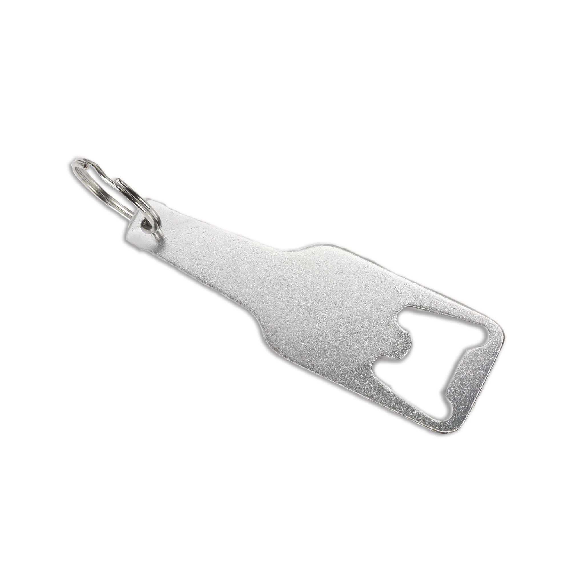 Aluminum Bottle Shaped Bottle Opener Keychain, 89mm (3.5) x 30mm (1.1 –  Beaducation