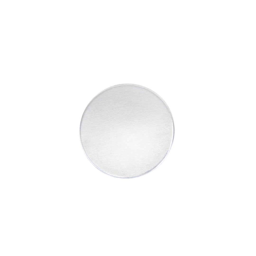 Metal Stamping Blanks Aluminum Round, Disc, Circle, 12.7mm (.50"), 18g, Pack of 5