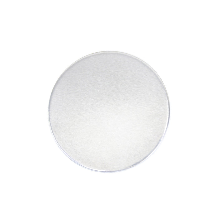 Aluminum Round, Disc, Circle, 22mm (.87"), 18 Gauge, Pack of 5