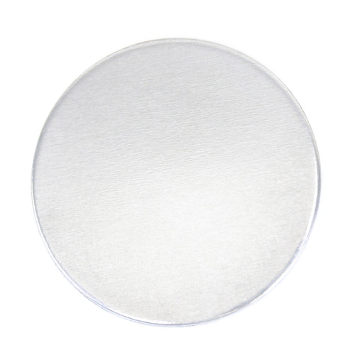 Metal Stamping Blanks Aluminum Round, Disc, Circle, 38mm (1.5"), 18g, Pack of 5