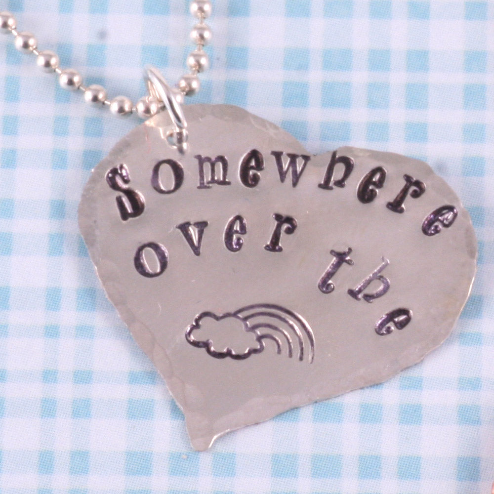 Rainbow and Cloud Metal Design Stamp, 8mm - Beaducation Original