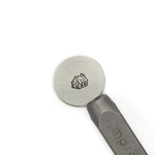 ImpressArt Log Cabin Signature Metal Design Stamp, 6mm