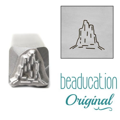 Mesa / Plateau / Desert #3 Metal Design Stamp, 8.3mm - Beaducation Original