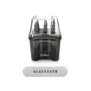 ImpressArt Ember Signature Plus Numbers Stamp Set, 2.5mm