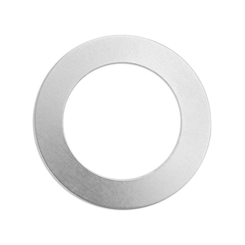 Aluminum Round Washer, 38mm (1.5") OD, 25mm (1") ID, 16 Gauge, Pack of 4