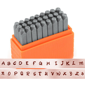 Metal Stamping Tools ImpressArt- Basic Uppercase Bridgette Stamp Set 3mm