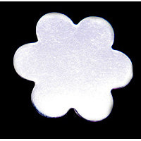 Metal Stamping Blanks Sterling Silver Flower with 6 Petals, 19.5mm (.77"), 24g