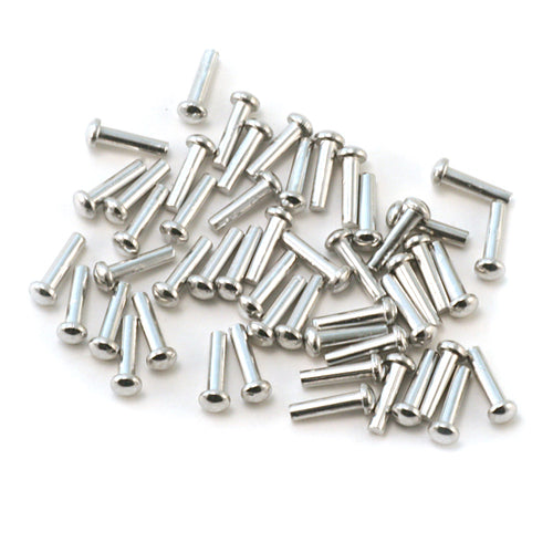 Nickel Silver Cup Hooks 1/2 Key Jewelry Hooks Screw in (Pack of 20) Small