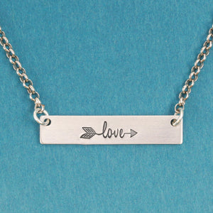 Love Arrow Metal Design Stamp, 13mm x 3.7mm, by Stamp Yours