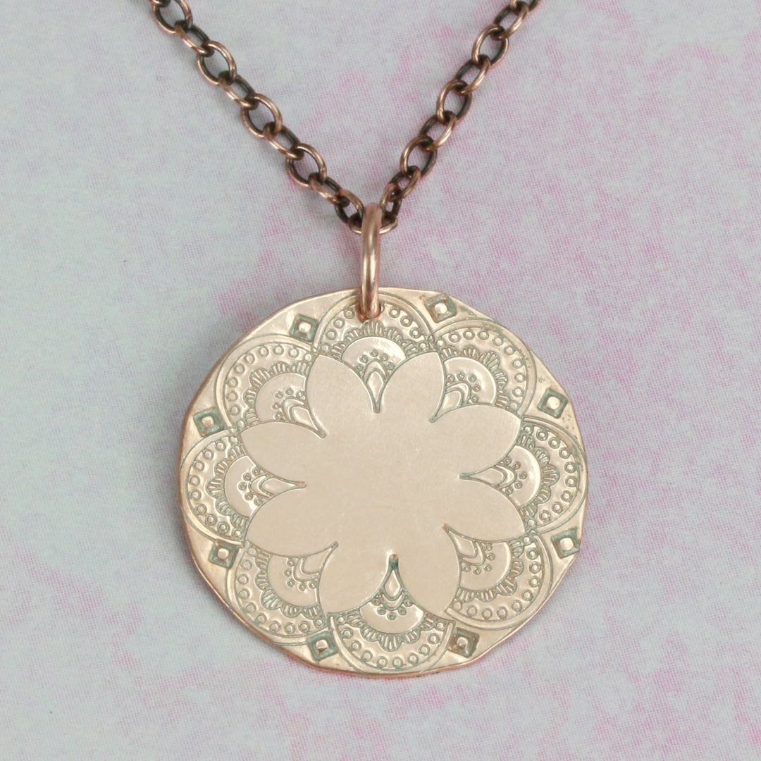 Fan 2, Whimsical Metal Design Stamp - Beaducation Original