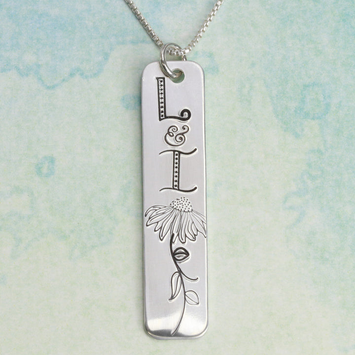 Echinacea Flower Metal Design Stamp, 10.5mm - Beaducation Original