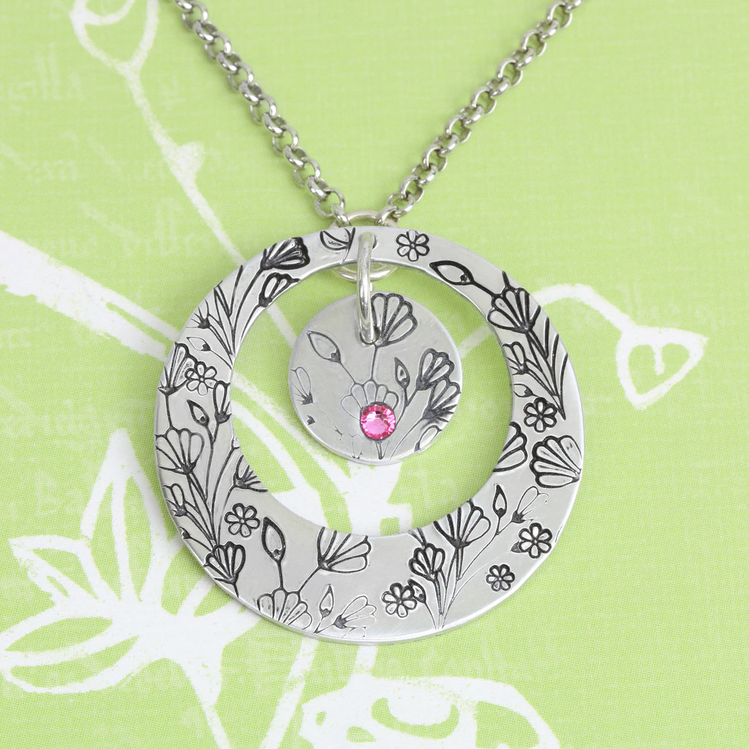 Daisy Flower Face 3mm Metal Design Stamp - Beaducation Original