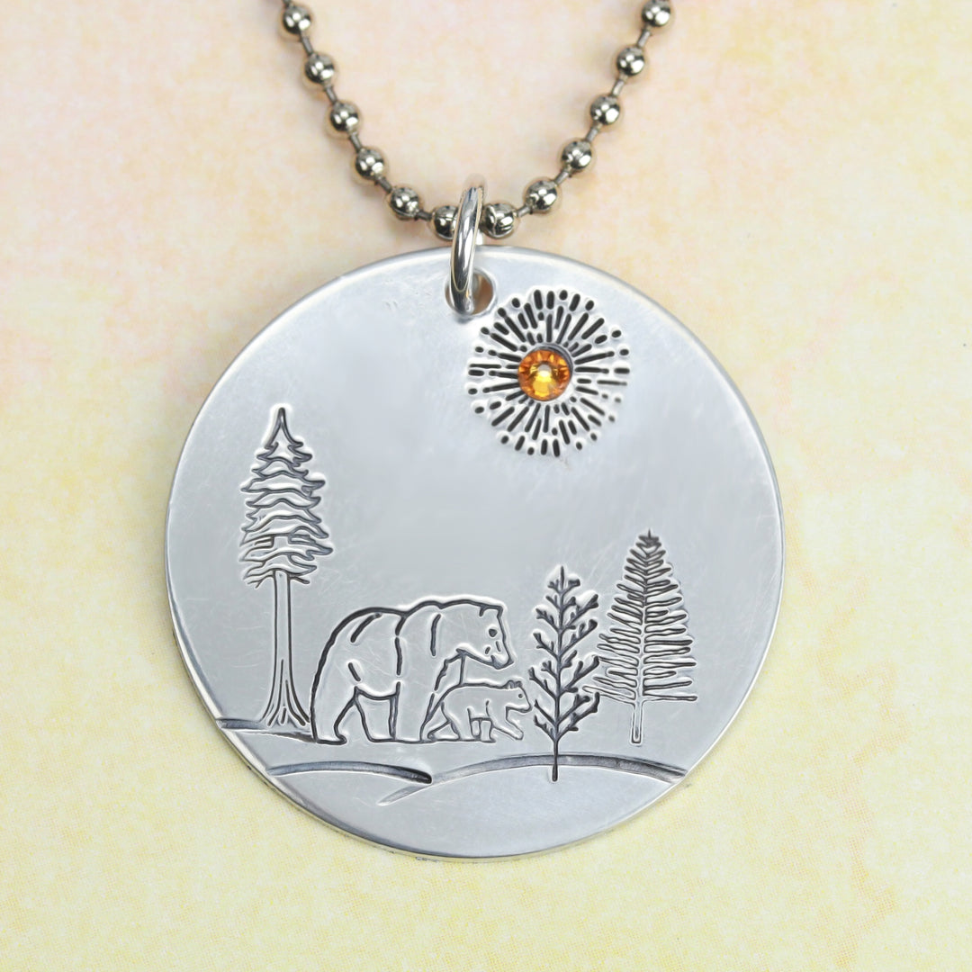 Redwood Tree Metal Design Stamp, 16.5mm - Beaducation Original