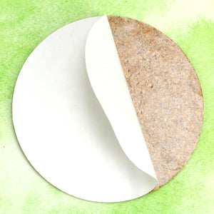 Cork Pad with Sticky Backing for 4" Aluminum Circle Coaster