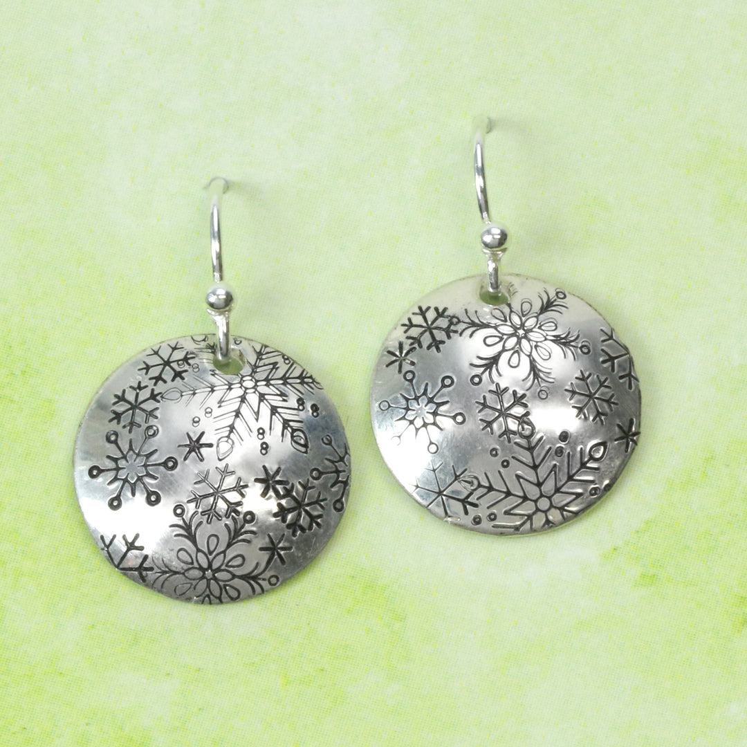 Classic Snowflake Metal Design Stamp, 10mm - Beaducation Original