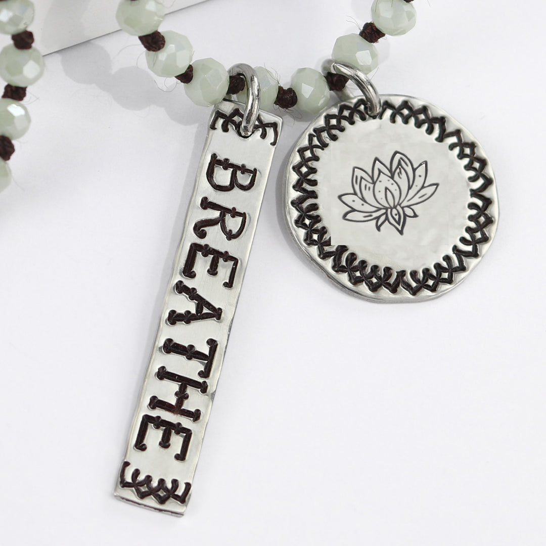 Medium Lotus Flower Metal Design Stamp, 8mm, Exact Series - Beaducation Original