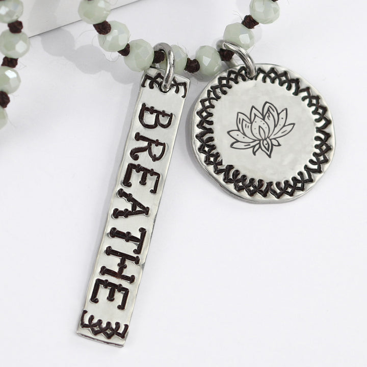 Medium Lotus Flower Metal Design Stamp, 8mm, Exact Series - Beaducation Original