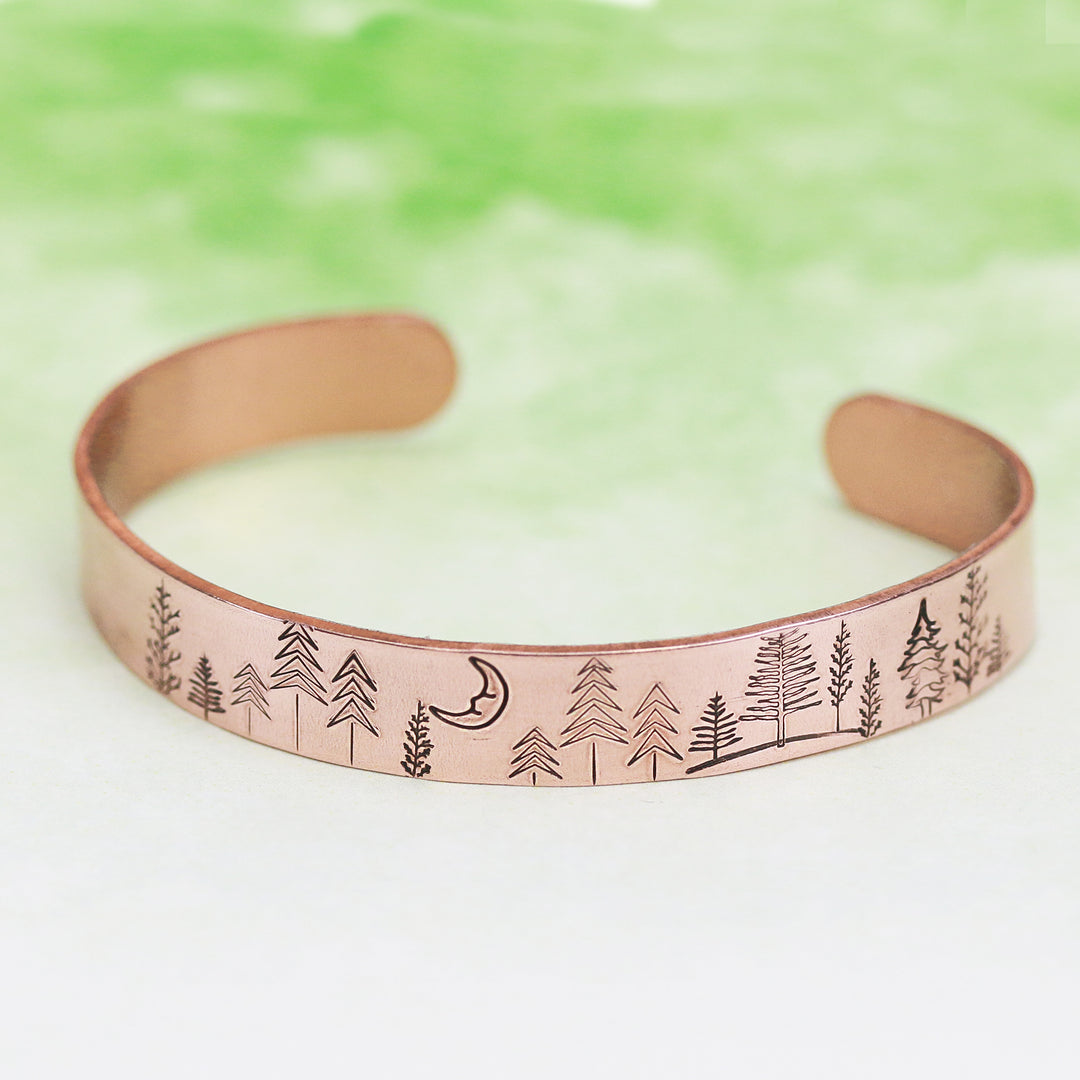 Redwood Tree Metal Design Stamp, 16.5mm - Beaducation Original