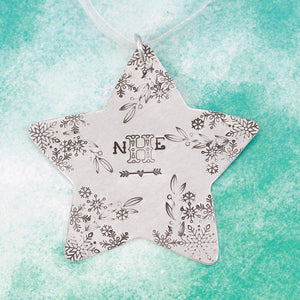 Modern Snowflake Metal Design Stamp, 5mm - Beaducation Original 5mm