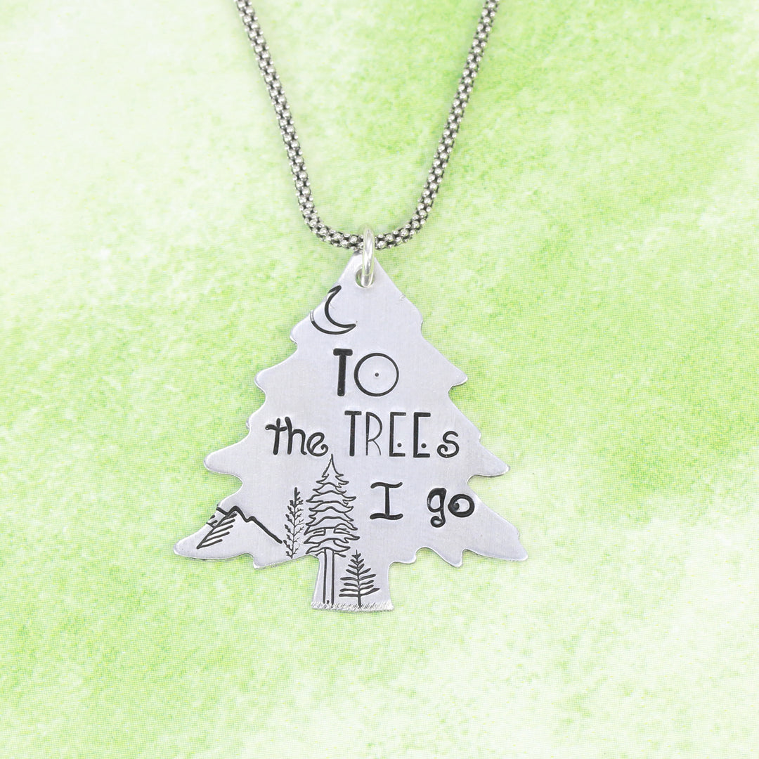 Redwood Tree Metal Design Stamp, 16.5mm - Beaducation Original