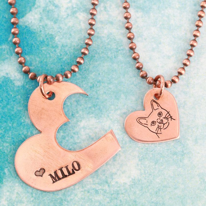 Cat Face Metal Design Stamp, 8mm - Beaducation Original