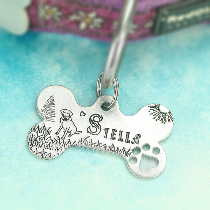 Grass Metal Design Stamp, 17mm - Beaducation Original