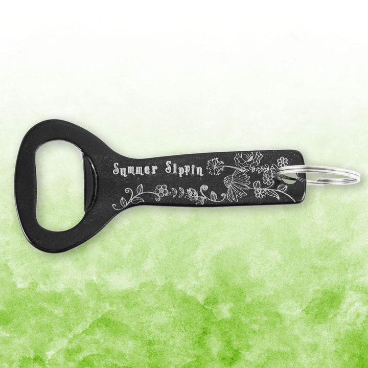Stem with Leaves Metal Design Stamp, 16.5mm- Beaducation Original