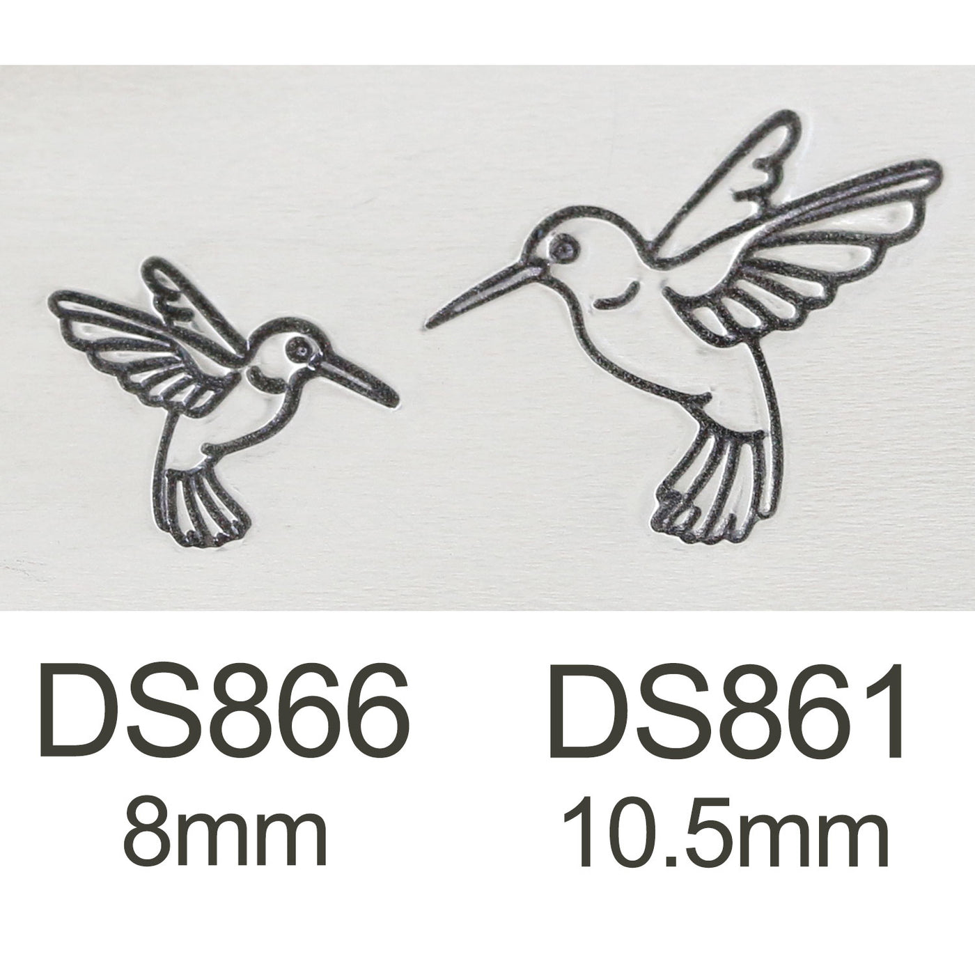 Impress Art Hummingbird Metal Design Stamp - SGSC156-AJ-6MM