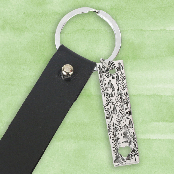Small Evergreen Tree Metal Design Stamp, 5mm - Beaducation Original