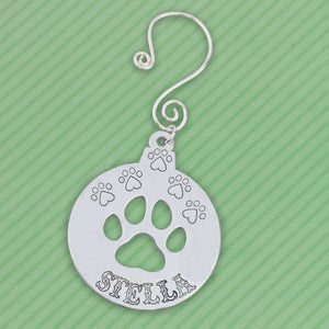 Paw with Heart Metal Design Stamp, 8mm - Beaducation Original