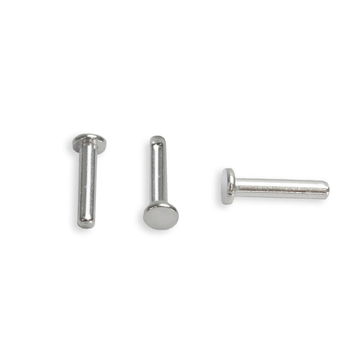 Aluminum Flat Head 1/16" Rivets, 5/16" Long, Pack of 50