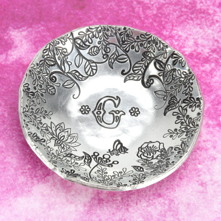 Medium Lotus Flower Metal Design Stamp, 8mm, Exact Series - Beaducation Original