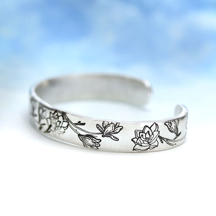 Stick / Branch Metal Design Stamp Pointing Right, 17mm - Beaducation Original