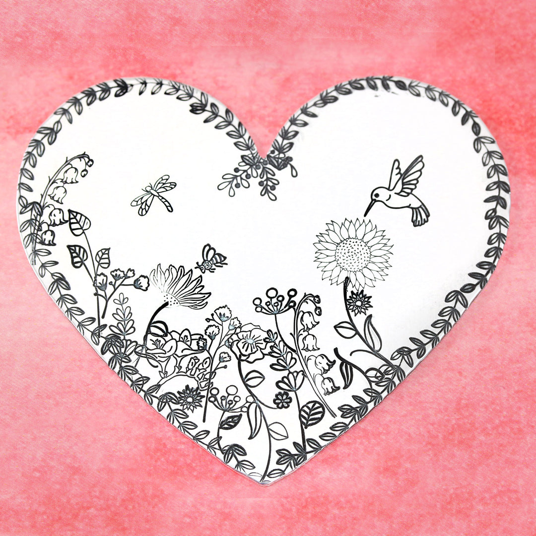 Long Stem with Three Leaves Metal Design Stamp, 17mm - Beaducation Original