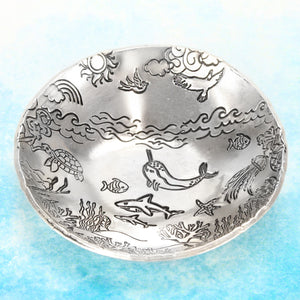 Narwhal Whale Swimming Left Metal Design Stamp, 11mm - Beaducation Original