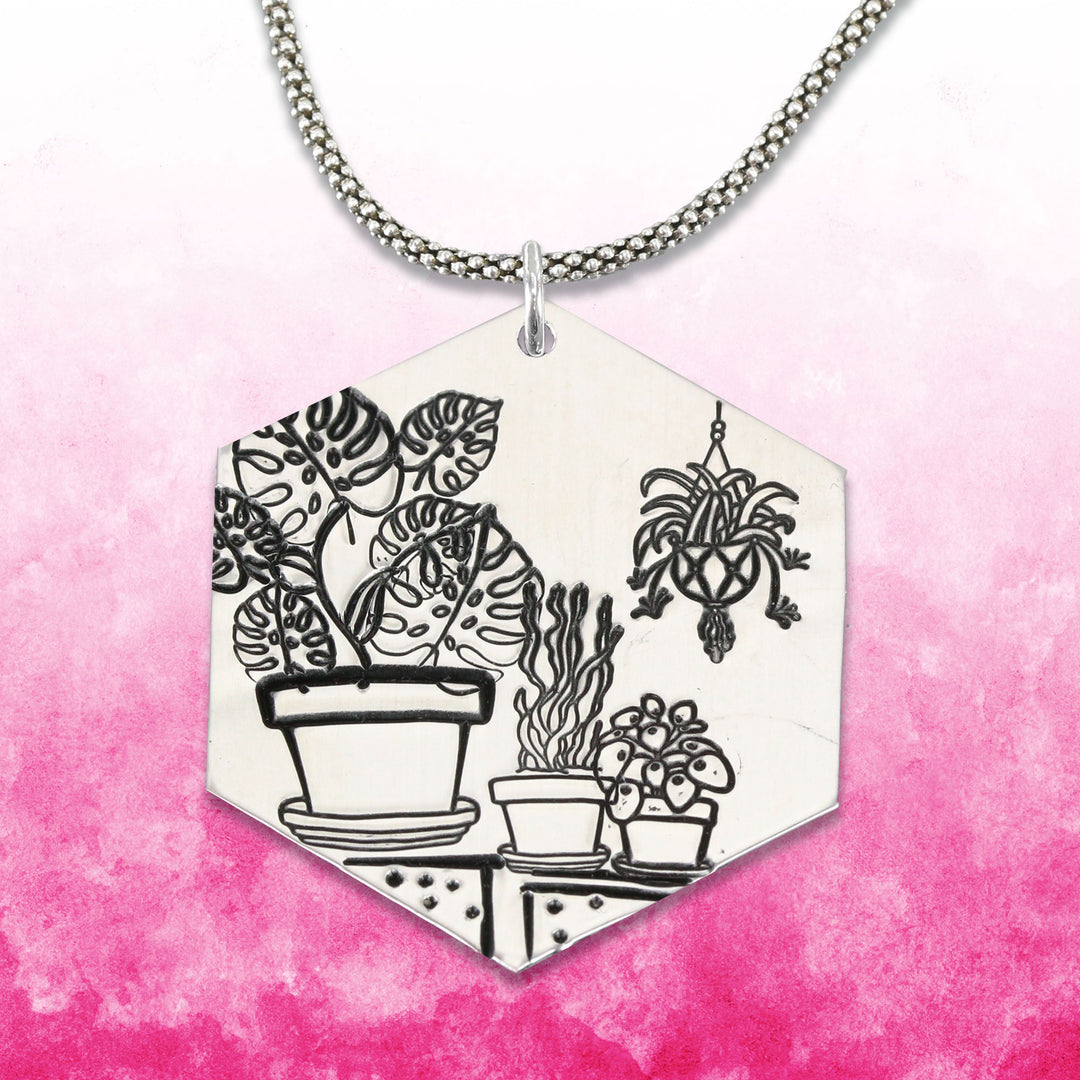 Monstera Plant Leaf Set Metal Design Stamps, 5mm and 8mm - Beaducation Original
